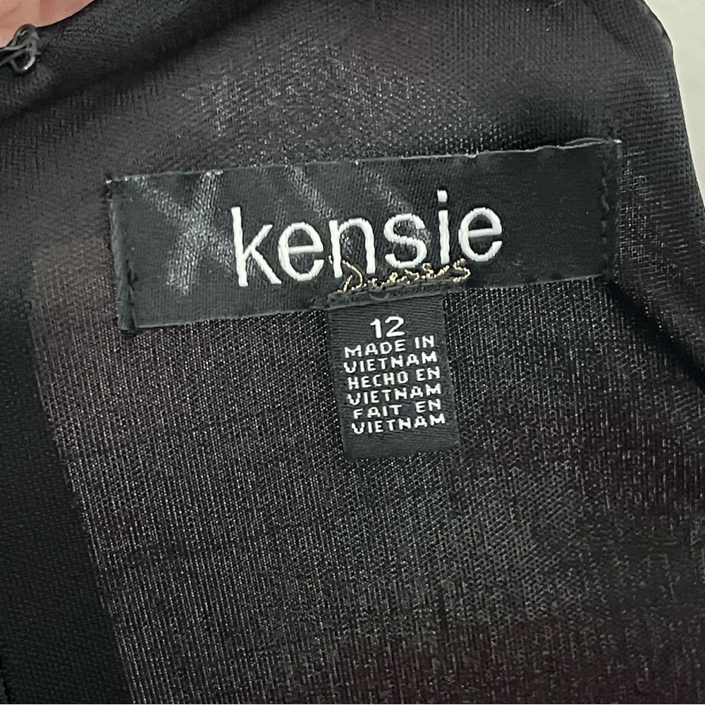 Kensie Mixed-Print High-Low Dress Size 12 - Picture 10 of 10